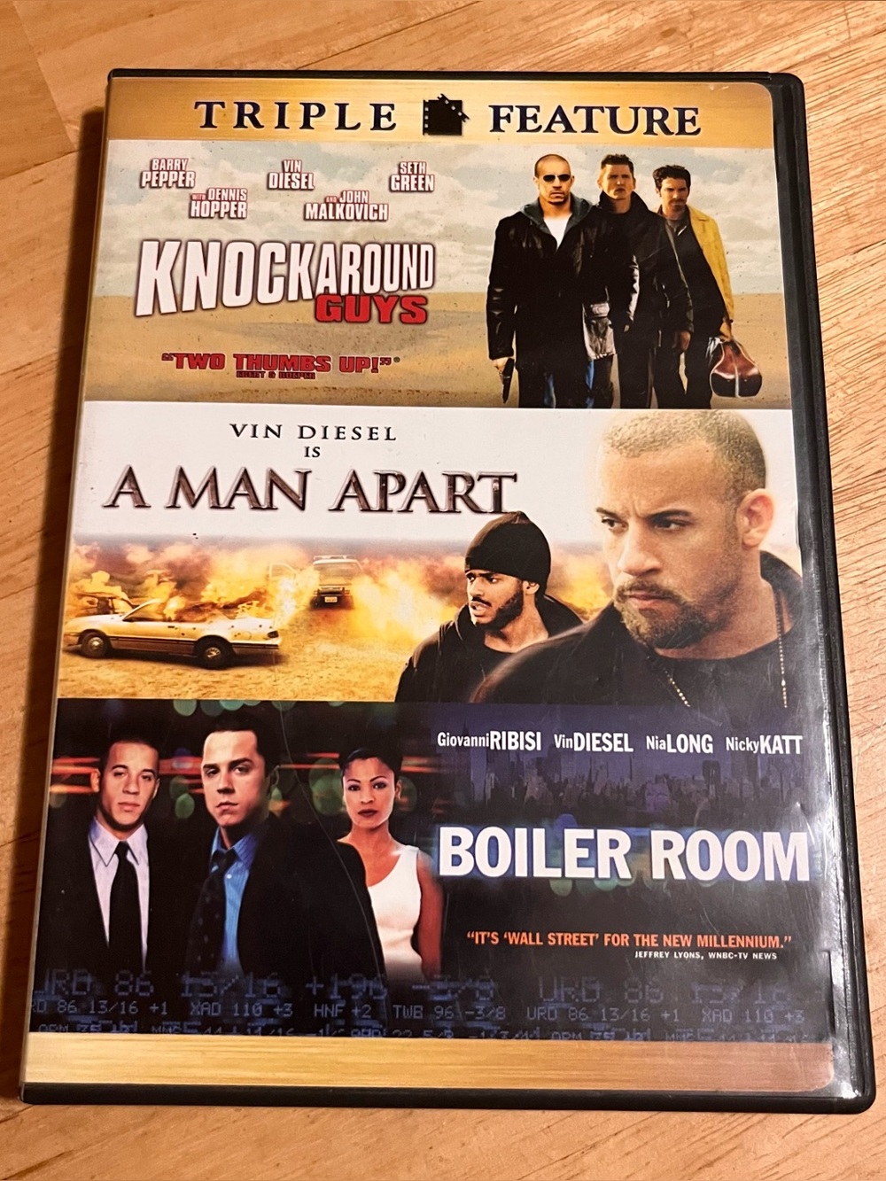 Triple Feature DVD: Knockaround Guys, A Man Apart, Boiler Room